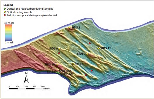 Image of Savary's parabolic dunes in DL 1375
