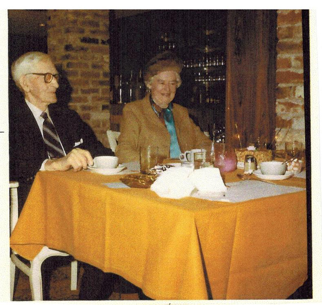 A 1971 photo showing 91-year-old Bill sitting  with his niece 

Frankie Keefer (1900-1987) at her 71st birthday. 
(Source: Conde Landale, Savary Island Heritage Society)
